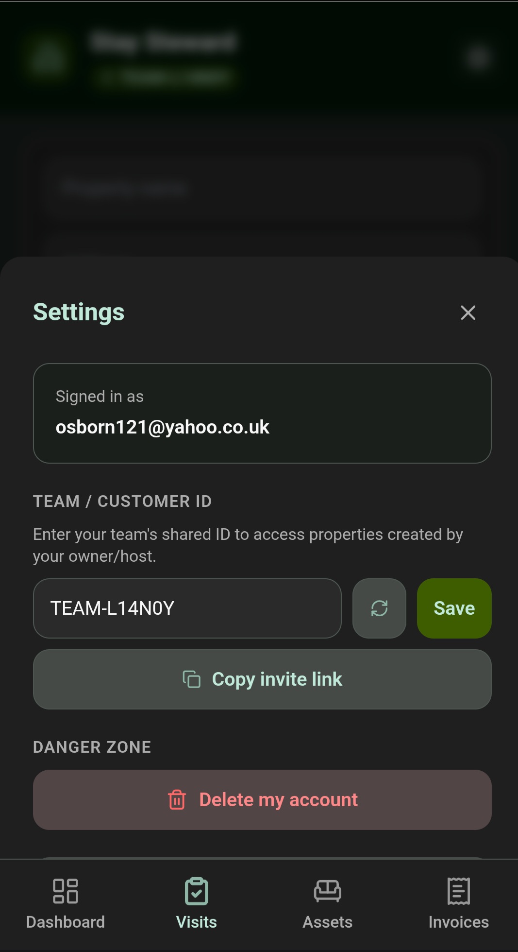 User-Team Registration & Shared Screen